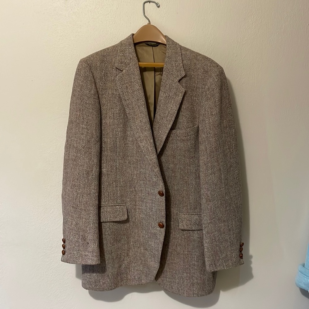 Harris tweed sport coat.